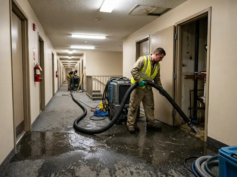multi-unit-apartment-hallway-f-005 — frequently asked questions, Emergency Burst Pipe Water Extraction & Removal in Castrovi…